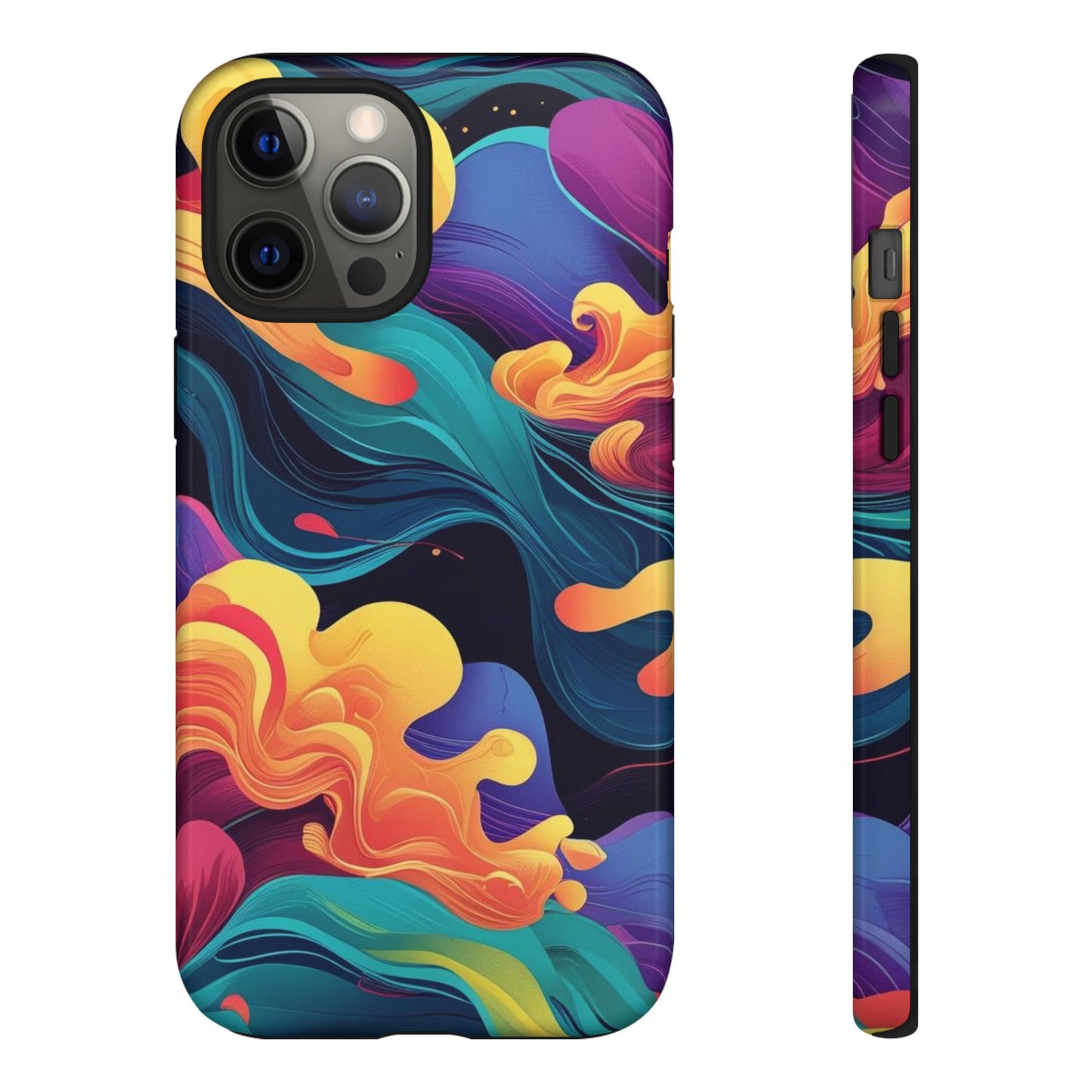 Colorful Phone Cover, Artistic Cellphone Cover, Unique Gift for Her, Trendy Accessories, Vibrant Protection