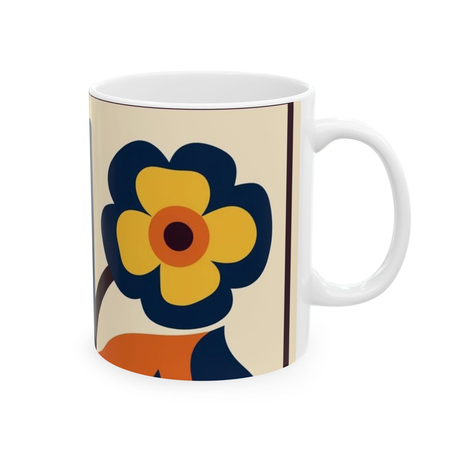 Floral Pattern Coffee Mug - Perfect Gift for Flower Lovers