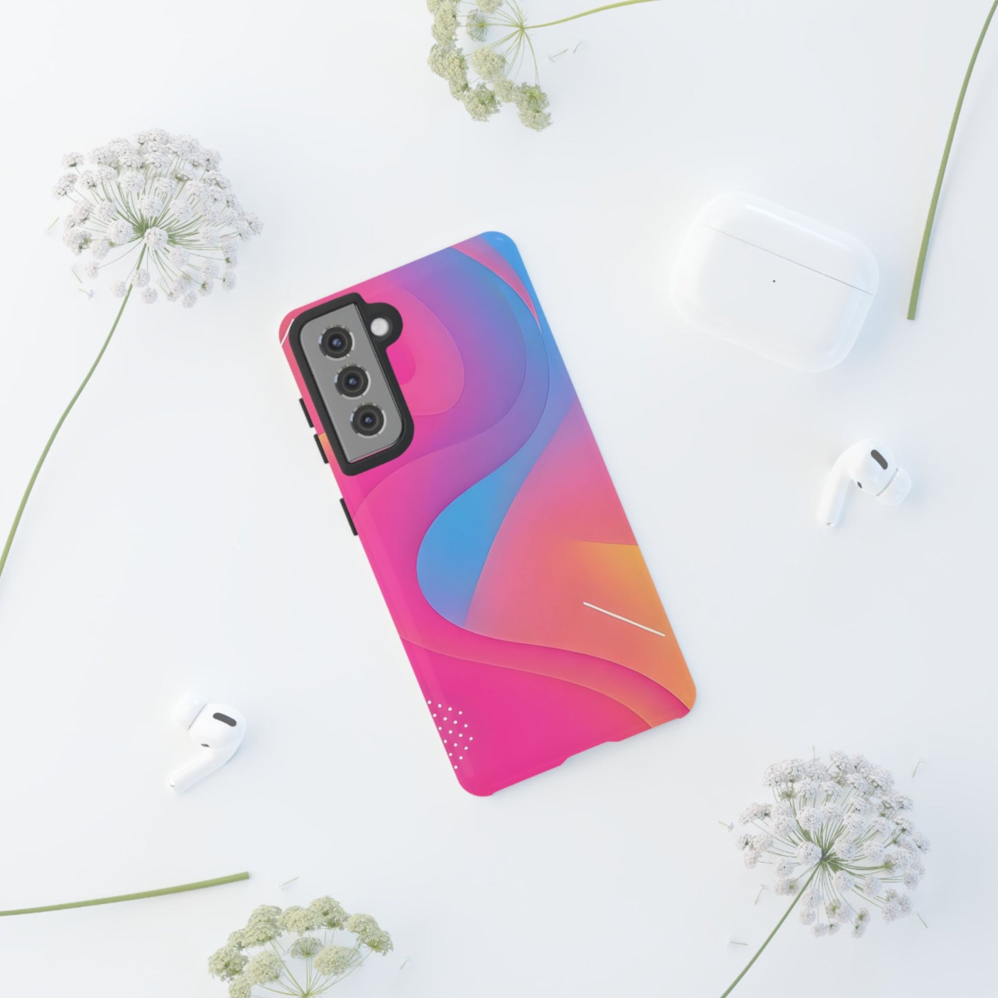 Stylish Tough Phone Case - Colorful Abstract Design for Trendsetters