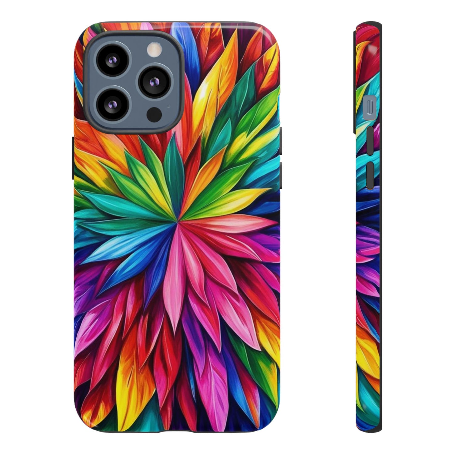 Colorful Floral Phone Cover - Tough Cases for Vibrant Protection