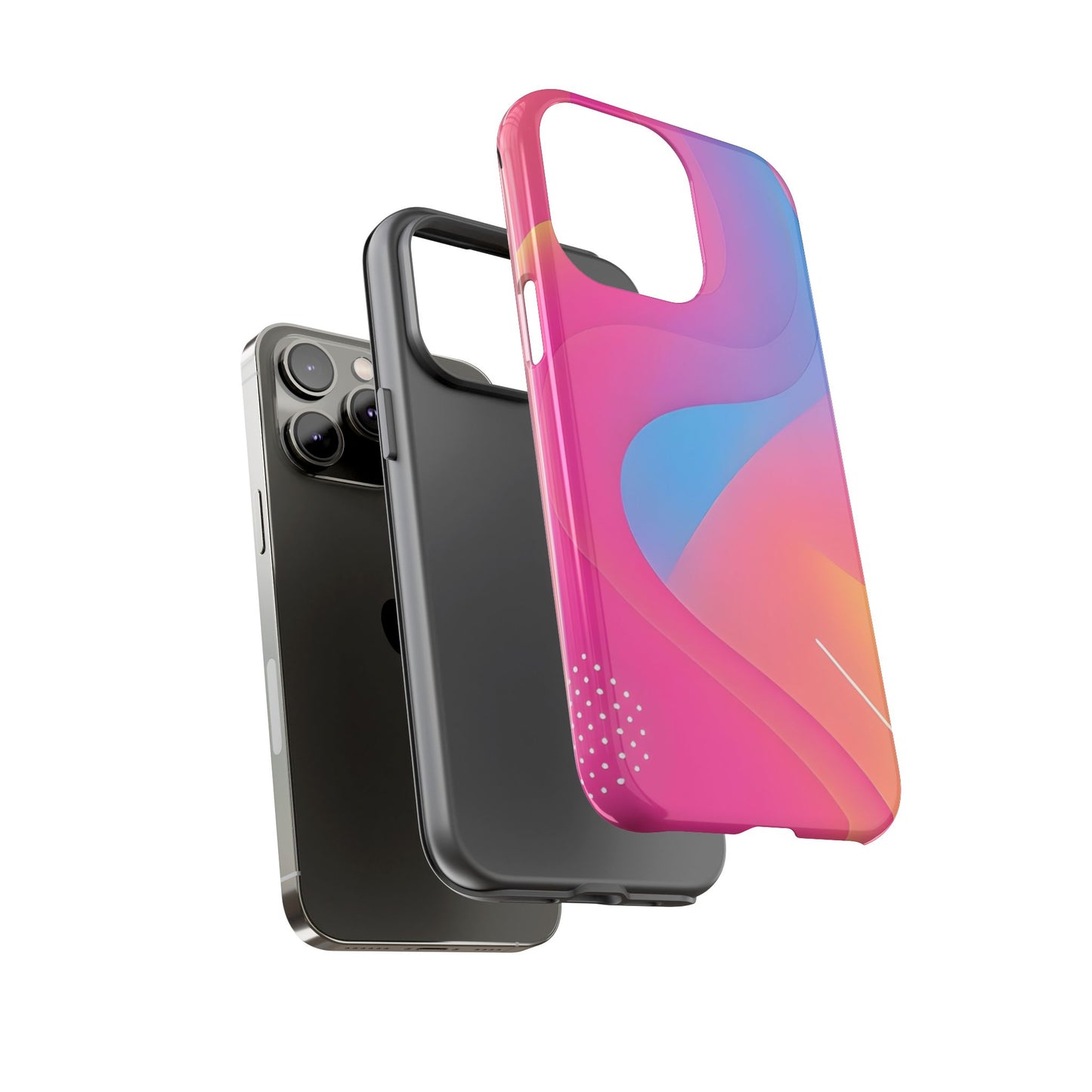 Stylish Tough Phone Case - Colorful Abstract Design for Trendsetters