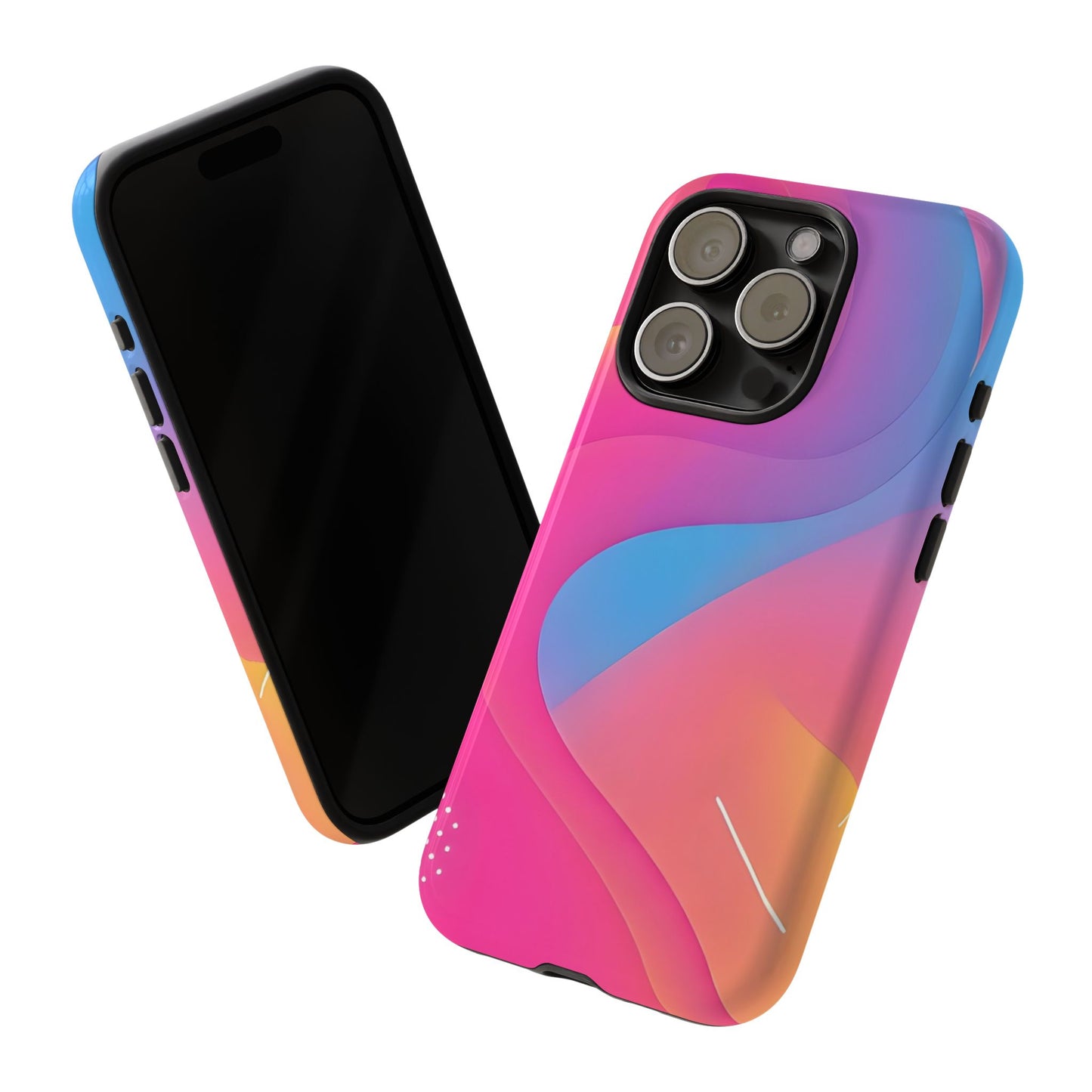 Stylish Tough Phone Case - Colorful Abstract Design for Trendsetters
