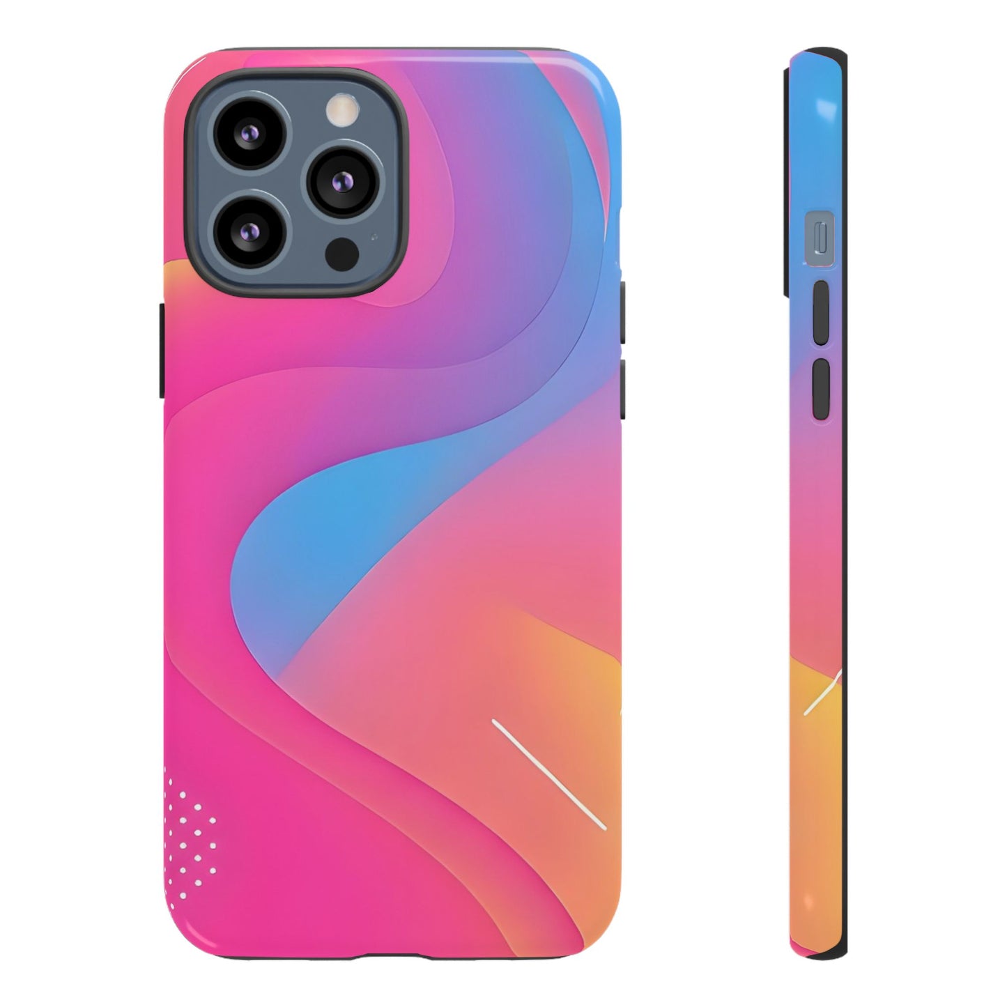 Stylish Tough Phone Case - Colorful Abstract Design for Trendsetters