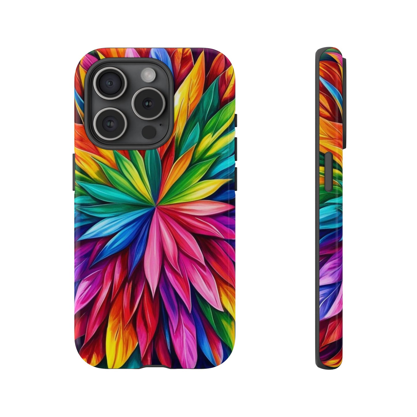 Colorful Floral Phone Cover - Tough Cases for Vibrant Protection