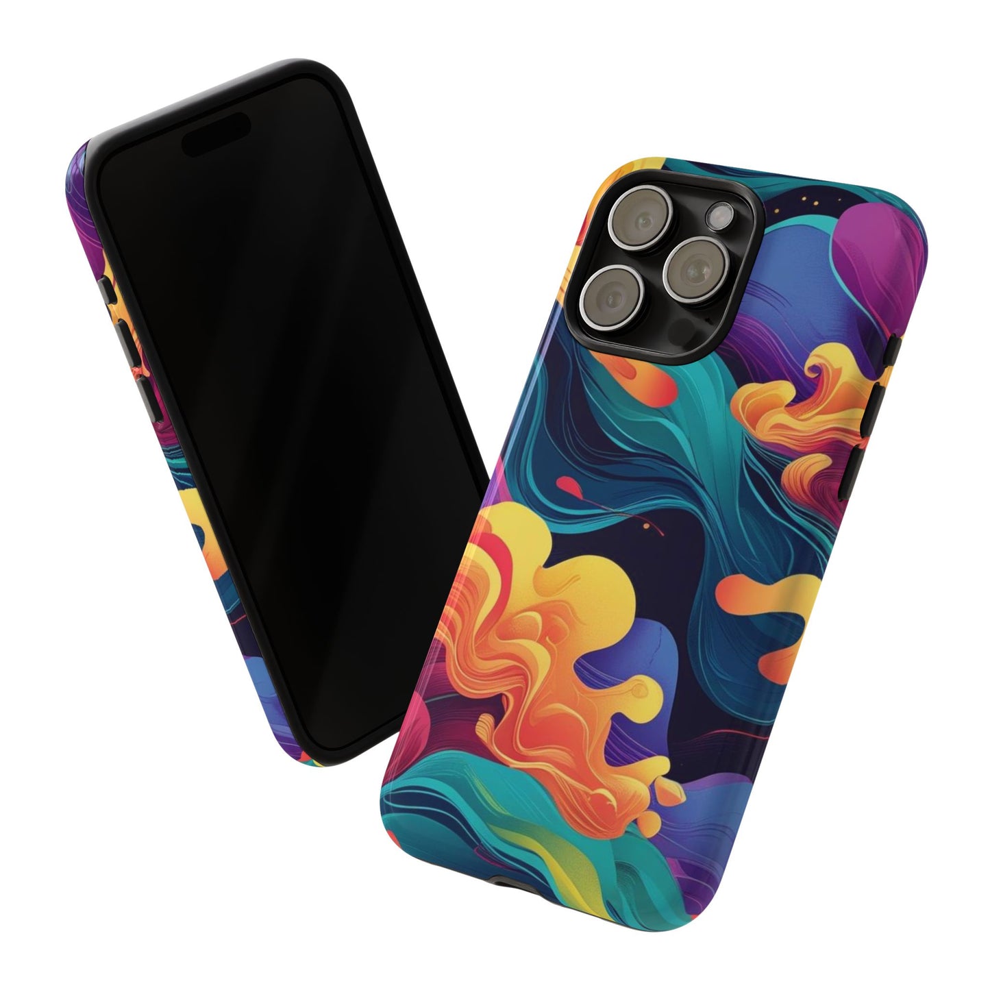 Colorful Phone Cover, Artistic Cellphone Cover, Unique Gift for Her, Trendy Accessories, Vibrant Protection