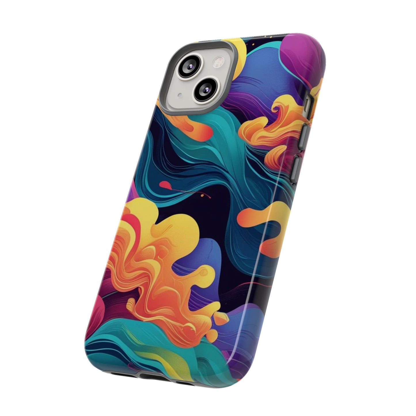 Colorful Phone Cover, Artistic Cellphone Cover, Unique Gift for Her, Trendy Accessories, Vibrant Protection