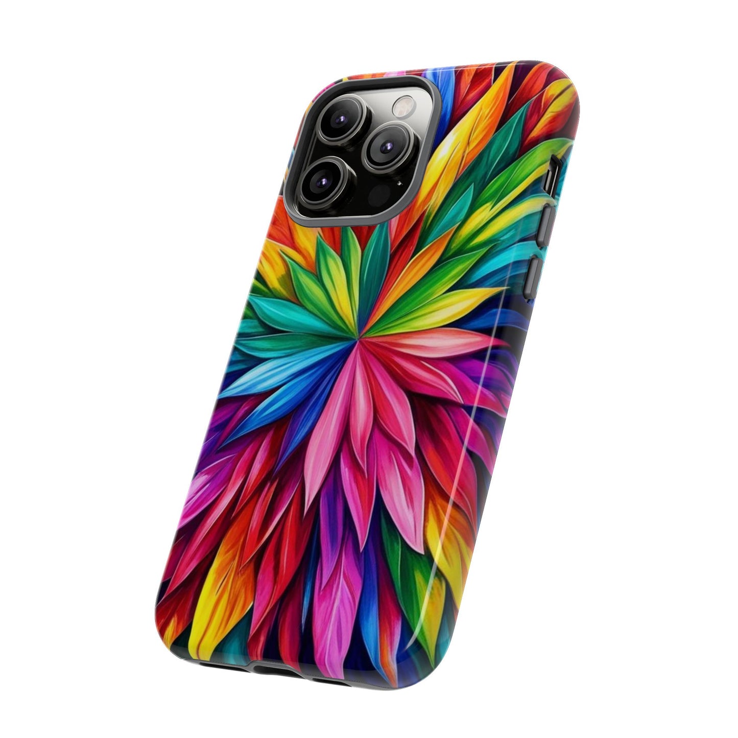 Colorful Floral Phone Cover - Tough Cases for Vibrant Protection