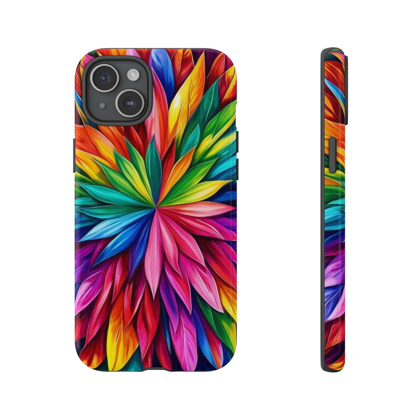 Colorful Floral Phone Cover - Tough Cases for Vibrant Protection