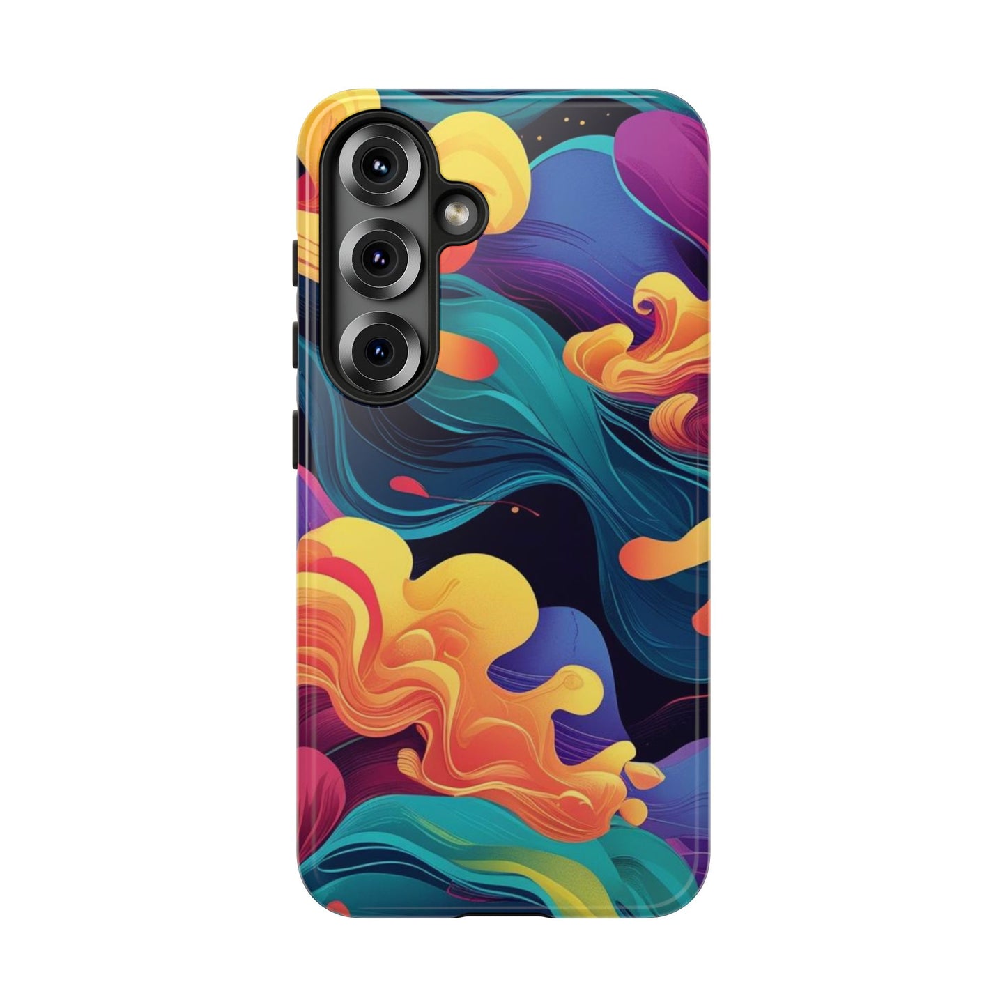 Colorful Phone Cover, Artistic Cellphone Cover, Unique Gift for Her, Trendy Accessories, Vibrant Protection