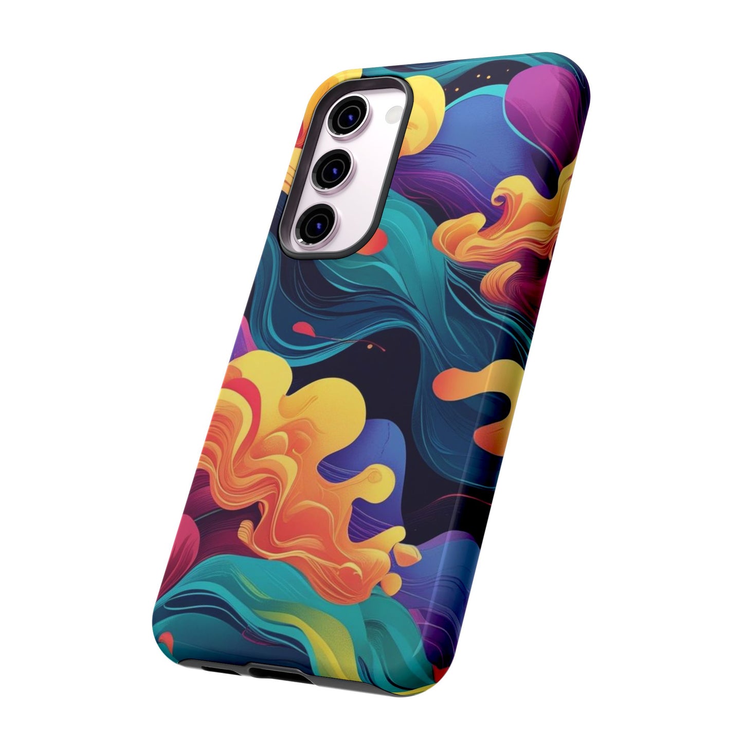 Colorful Phone Cover, Artistic Cellphone Cover, Unique Gift for Her, Trendy Accessories, Vibrant Protection