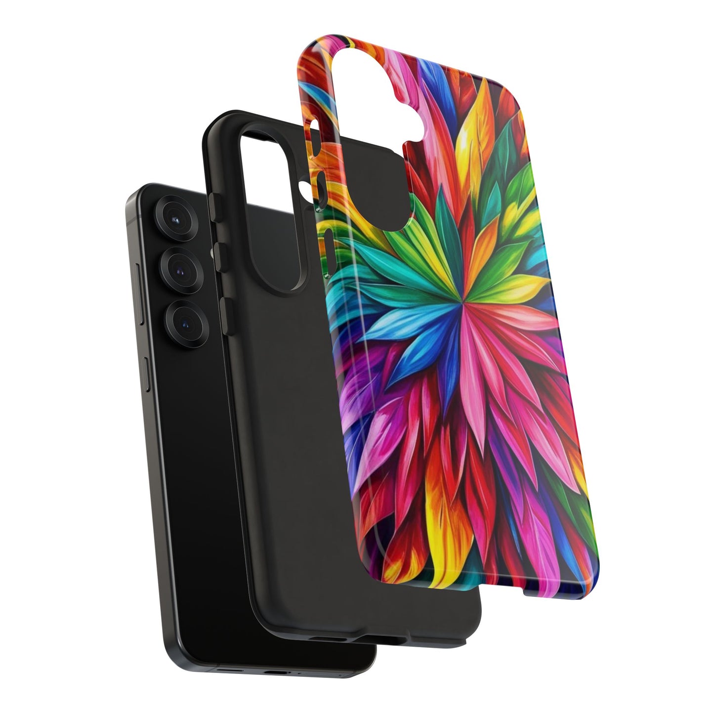 Colorful Floral Phone Cover - Tough Cases for Vibrant Protection