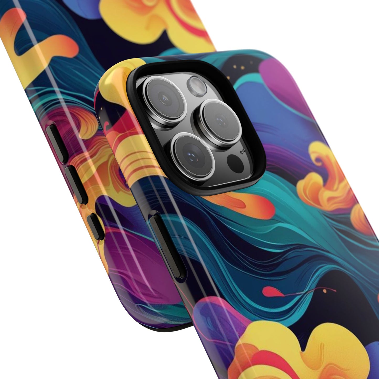 Colorful Phone Cover, Artistic Cellphone Cover, Unique Gift for Her, Trendy Accessories, Vibrant Protection