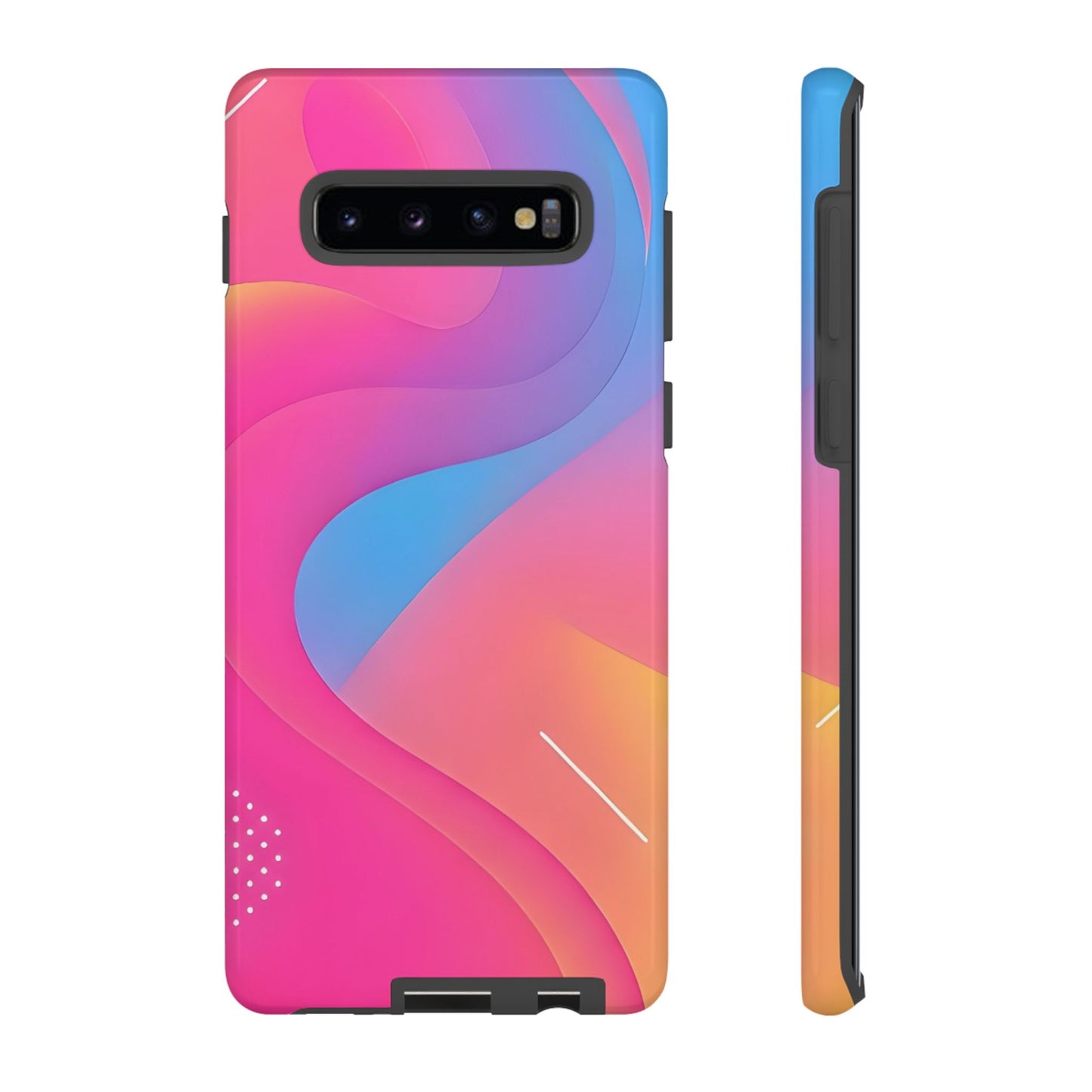 Stylish Tough Phone Case - Colorful Abstract Design for Trendsetters