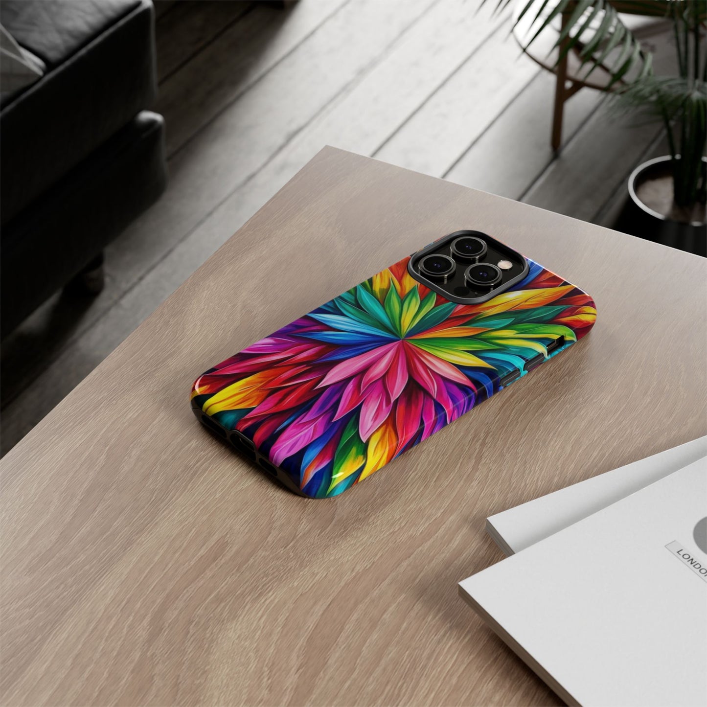 Colorful Floral Phone Cover - Tough Cases for Vibrant Protection