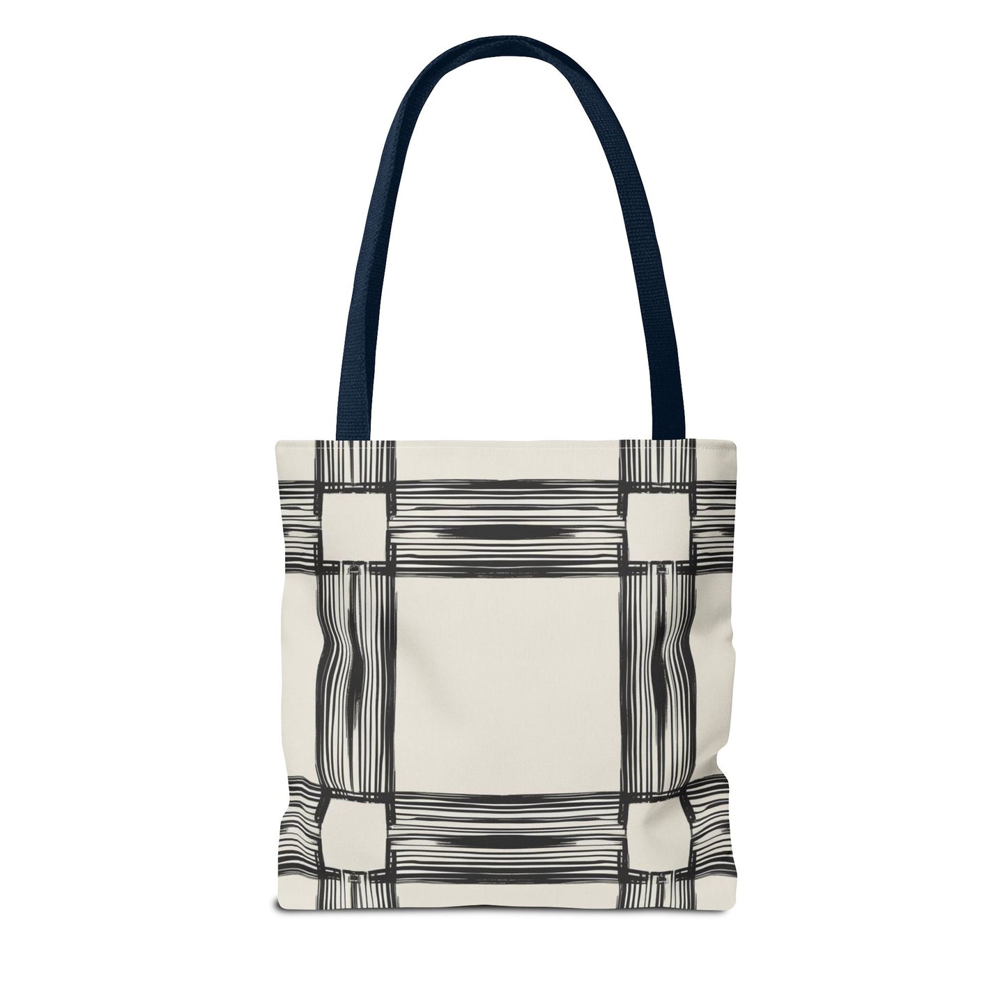 Stylish Minimalist Shopping Bag - Chic Black and White Design for Everyday Use