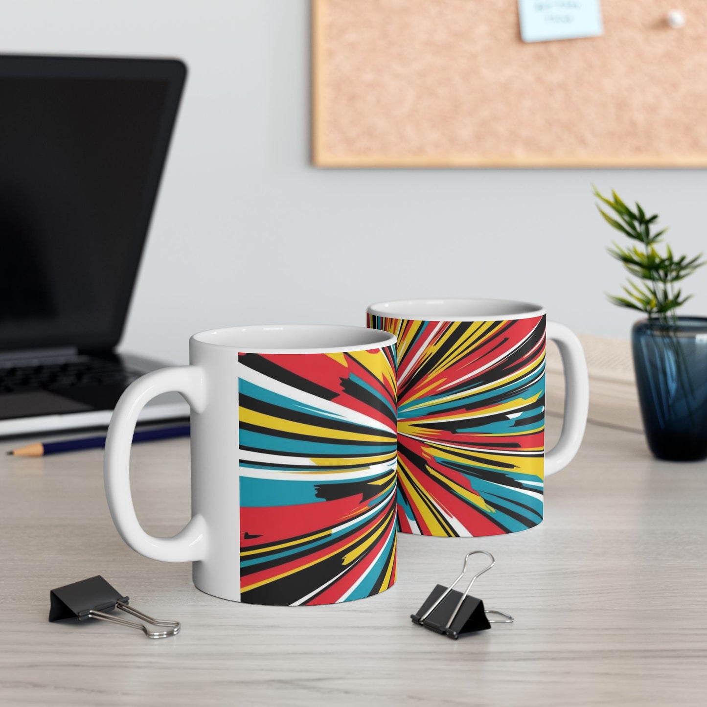 Vibrant Colorful Coffee Mug - Cup for Art Lovers