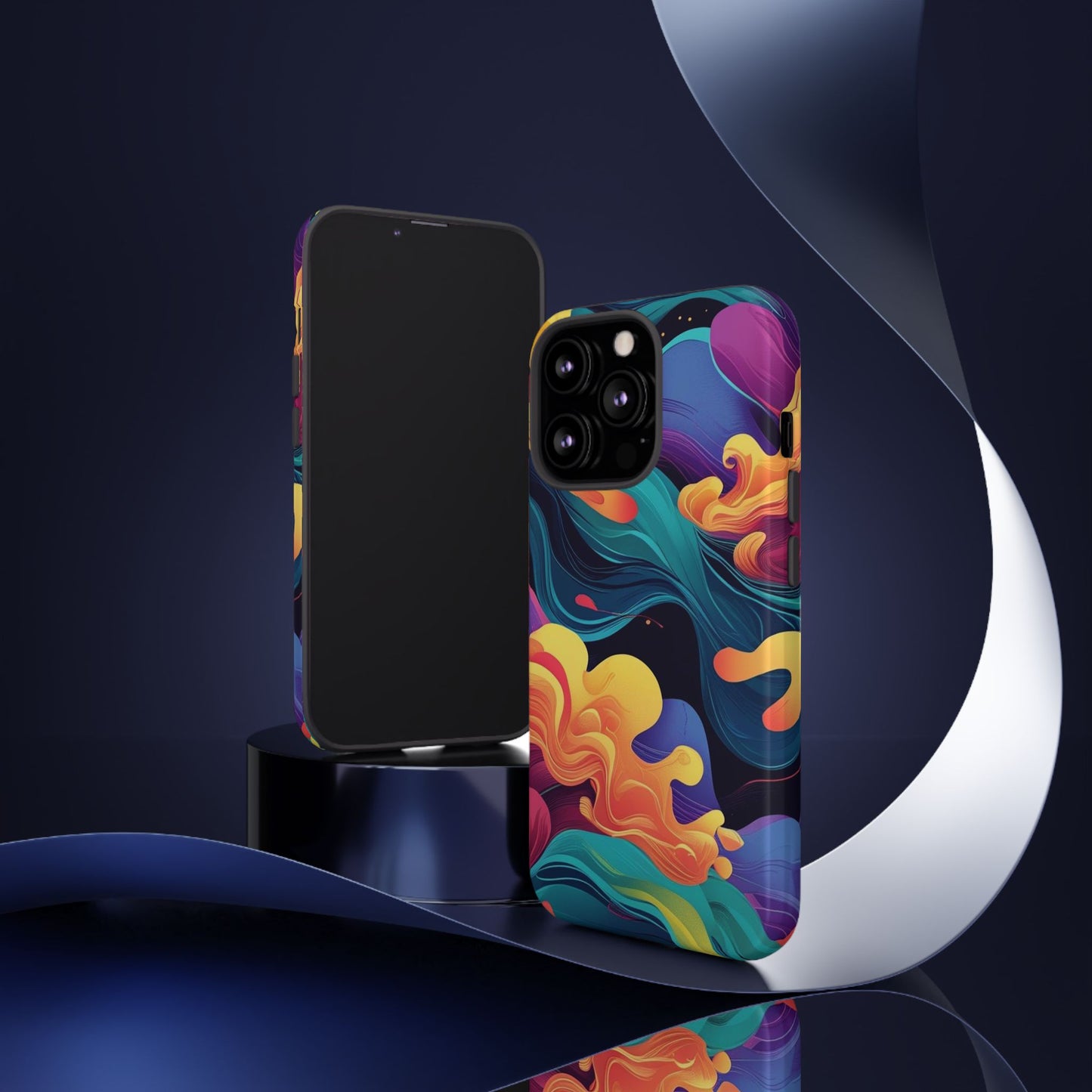 Colorful Phone Cover, Artistic Cellphone Cover, Unique Gift for Her, Trendy Accessories, Vibrant Protection