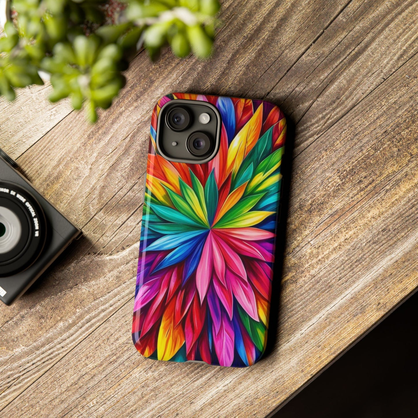 Colorful Floral Phone Cover - Tough Cases for Vibrant Protection