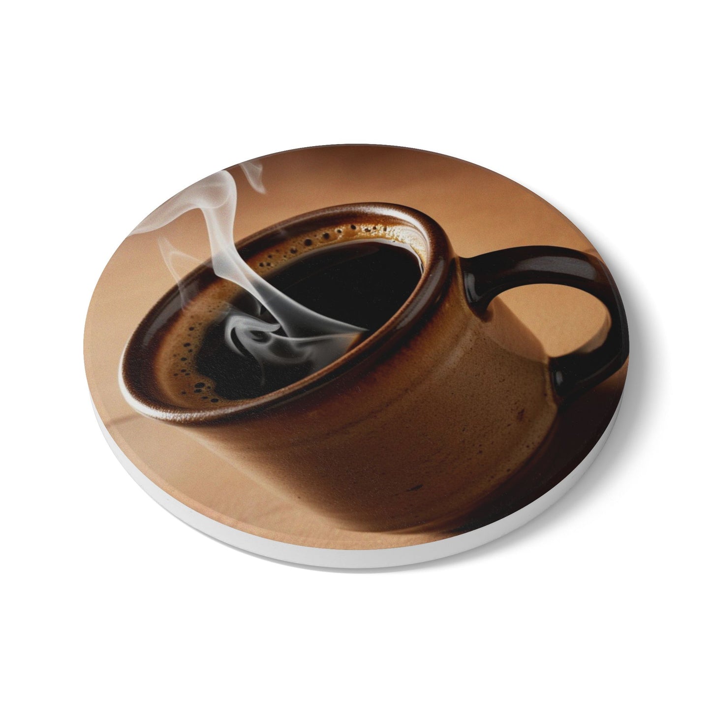 Coffee Lover's Ceramic Coaster - Perfect for Home Decor & Gift