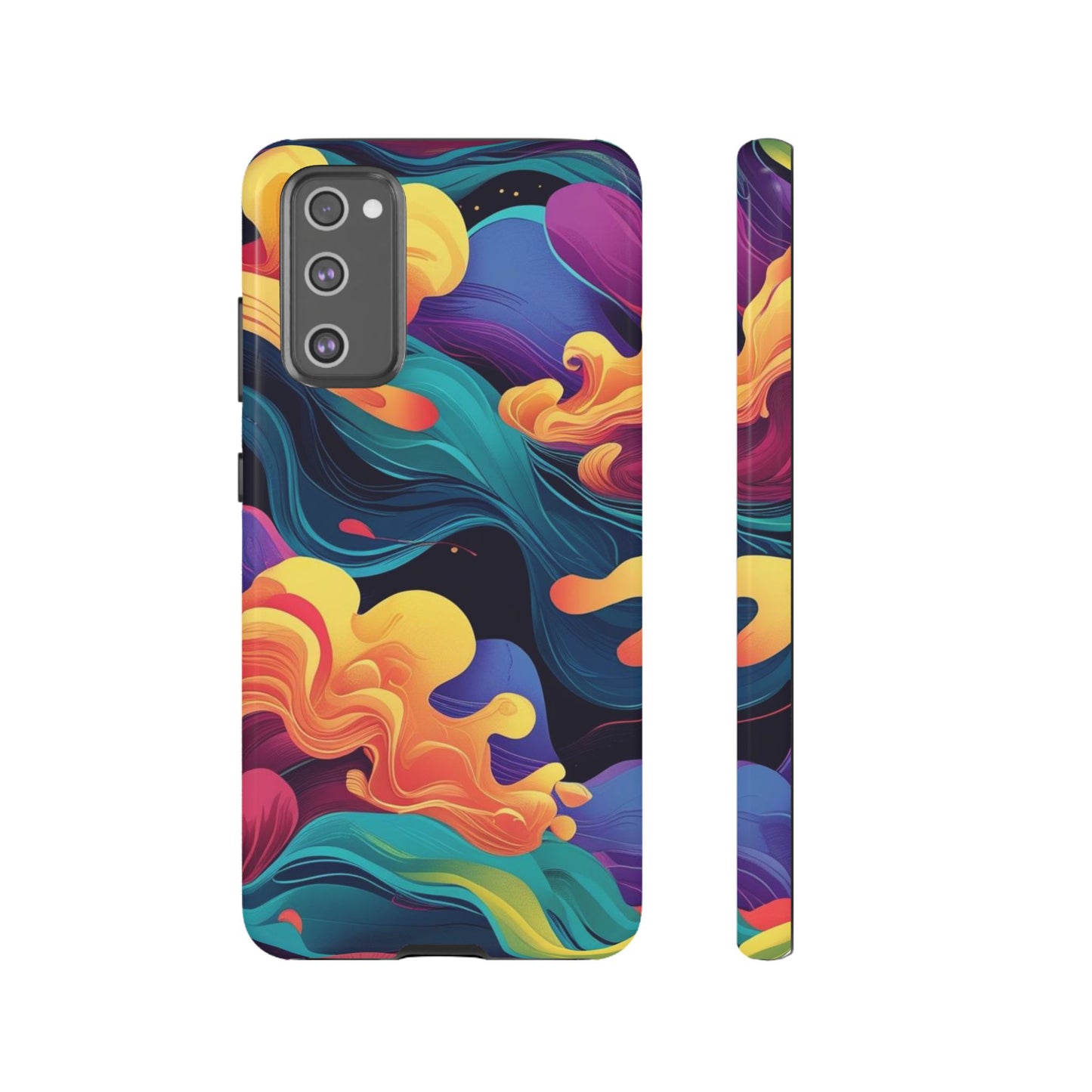 Colorful Phone Cover, Artistic Cellphone Cover, Unique Gift for Her, Trendy Accessories, Vibrant Protection