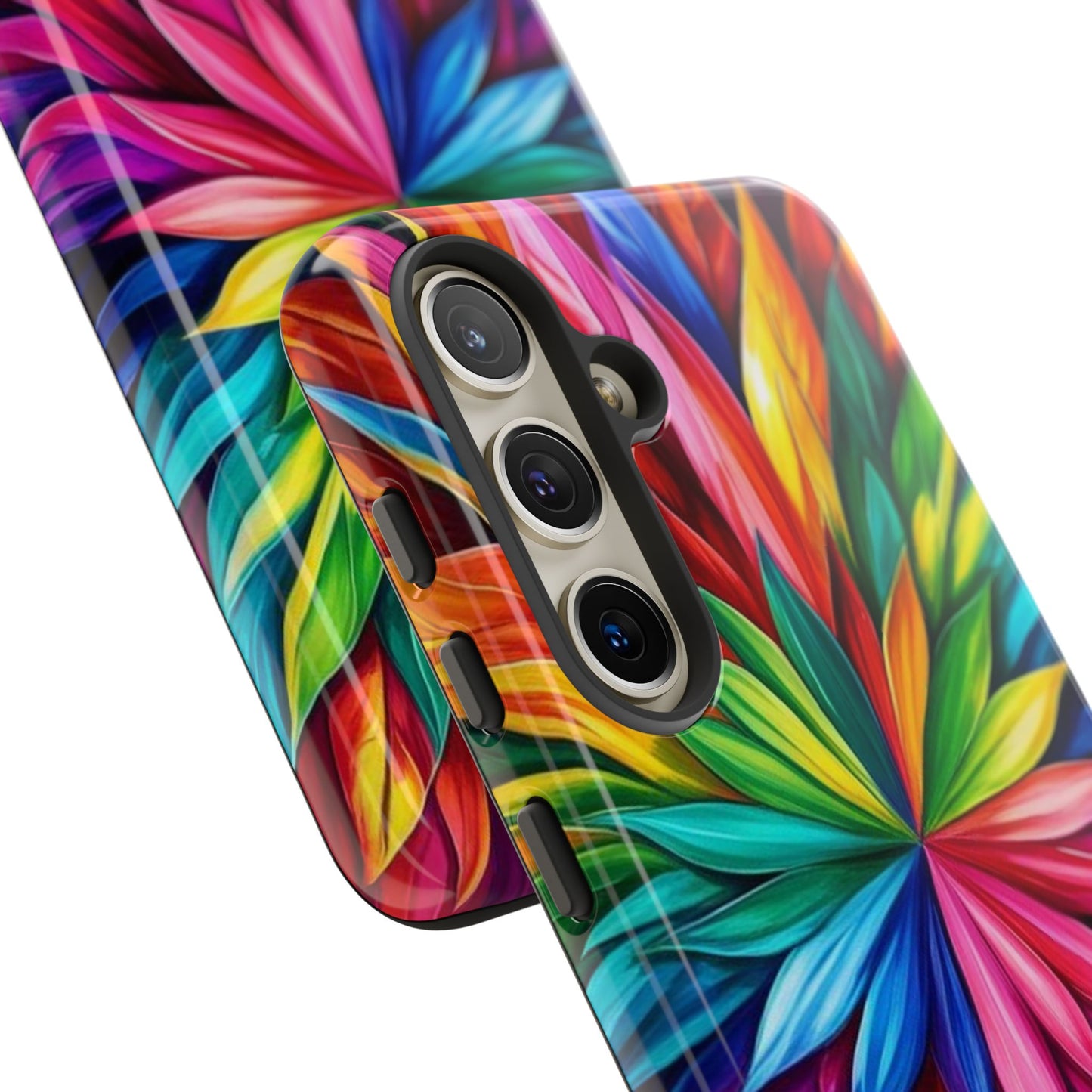 Colorful Floral Phone Cover - Tough Cases for Vibrant Protection