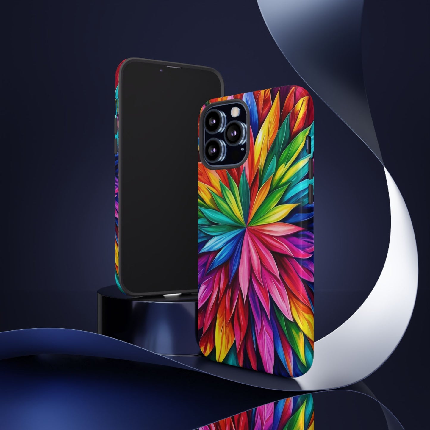 Colorful Floral Phone Cover - Tough Cases for Vibrant Protection