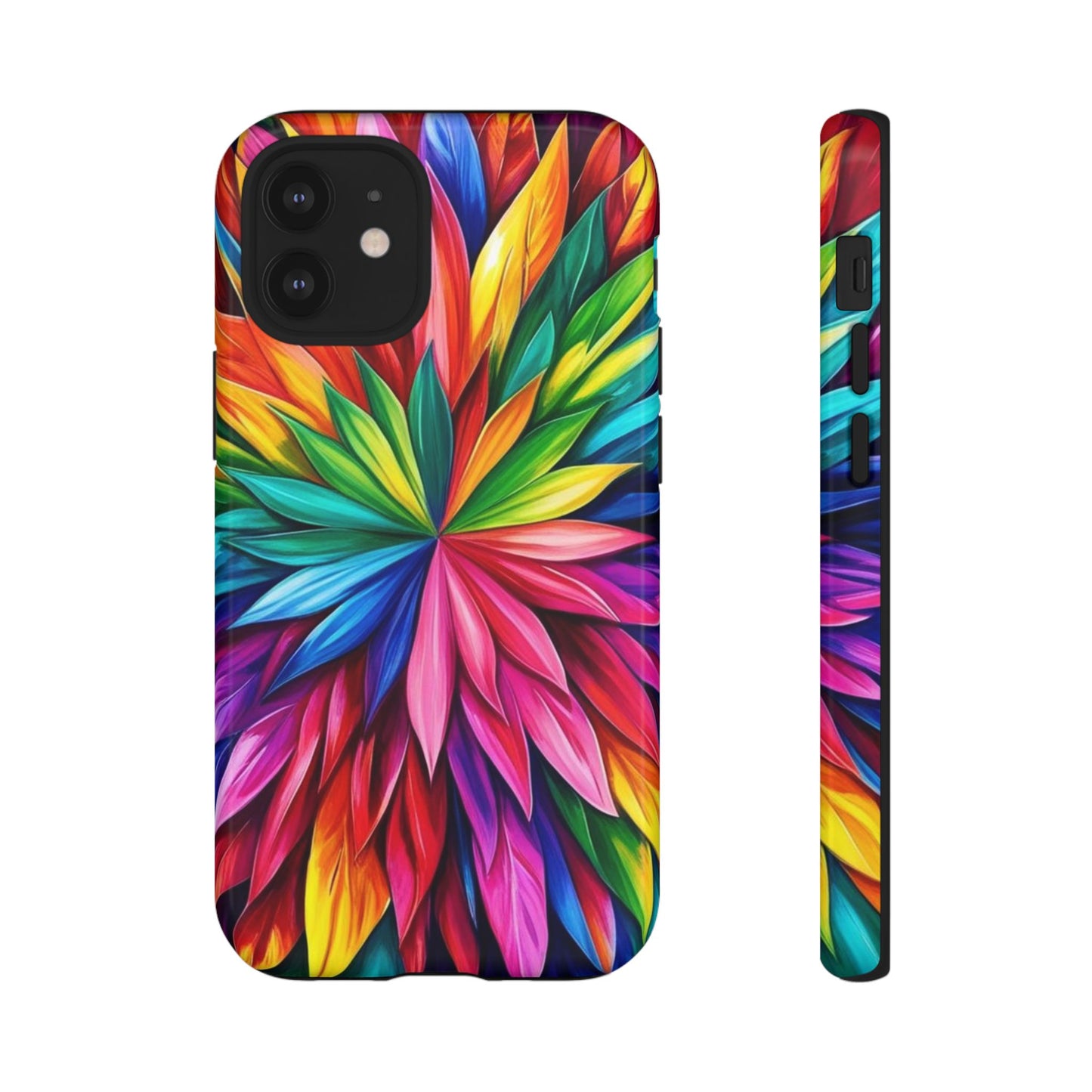 Colorful Floral Phone Cover - Tough Cases for Vibrant Protection