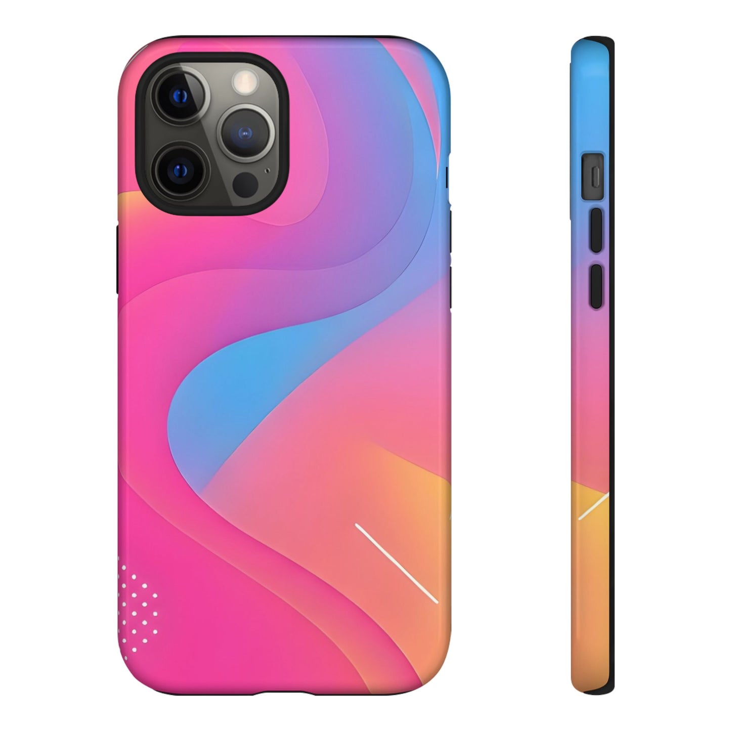 Stylish Tough Phone Case - Colorful Abstract Design for Trendsetters