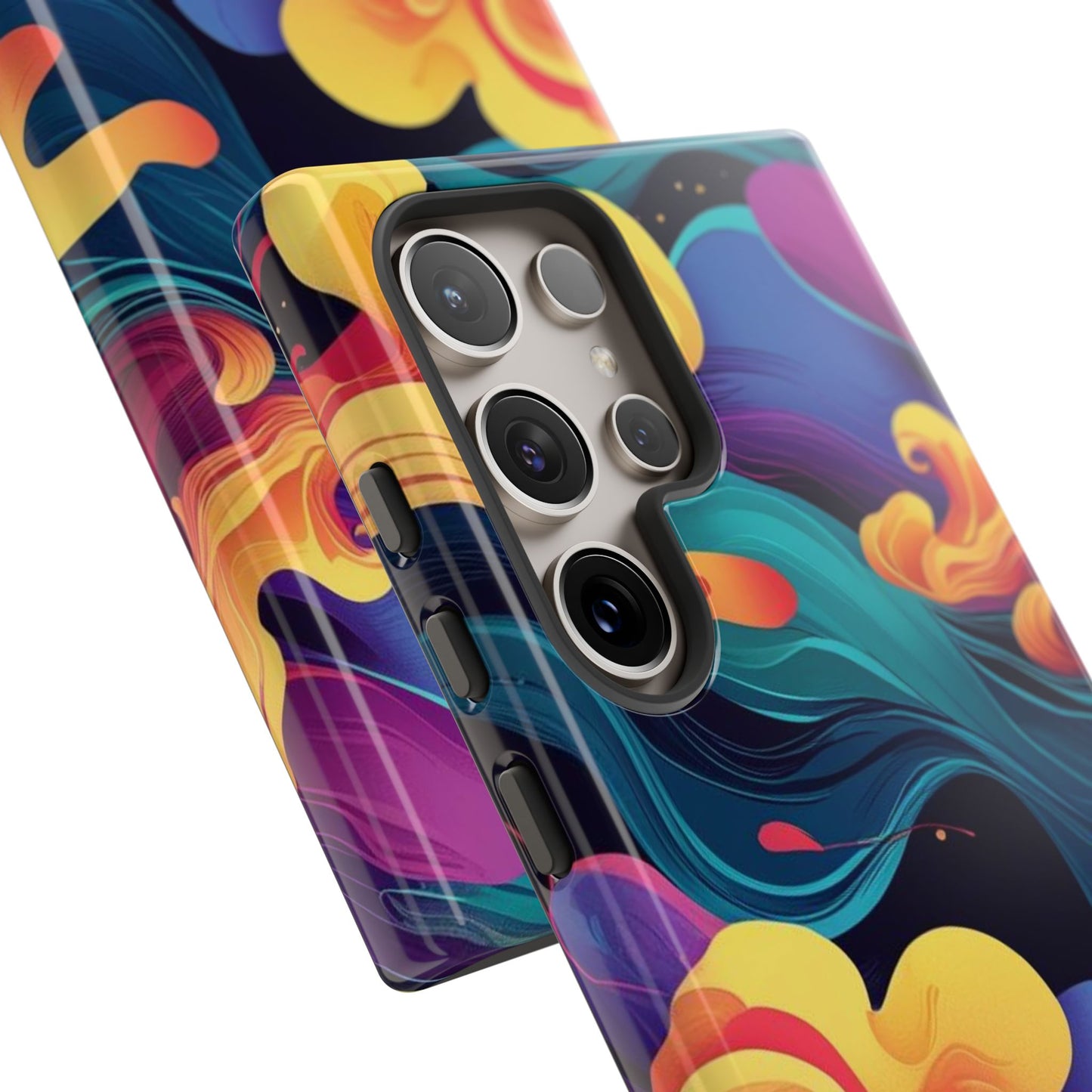 Colorful Phone Cover, Artistic Cellphone Cover, Unique Gift for Her, Trendy Accessories, Vibrant Protection