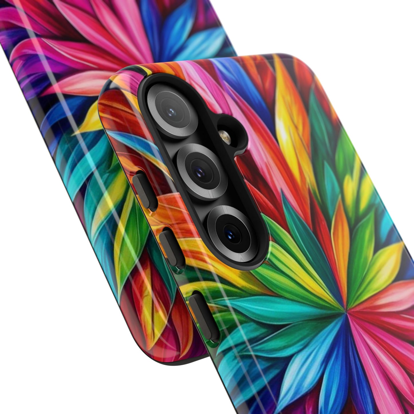 Colorful Floral Phone Cover - Tough Cases for Vibrant Protection