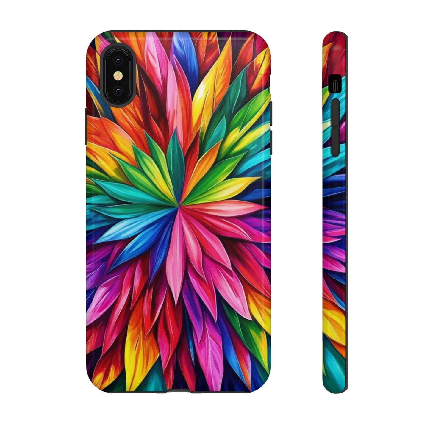 Colorful Floral Phone Cover - Tough Cases for Vibrant Protection