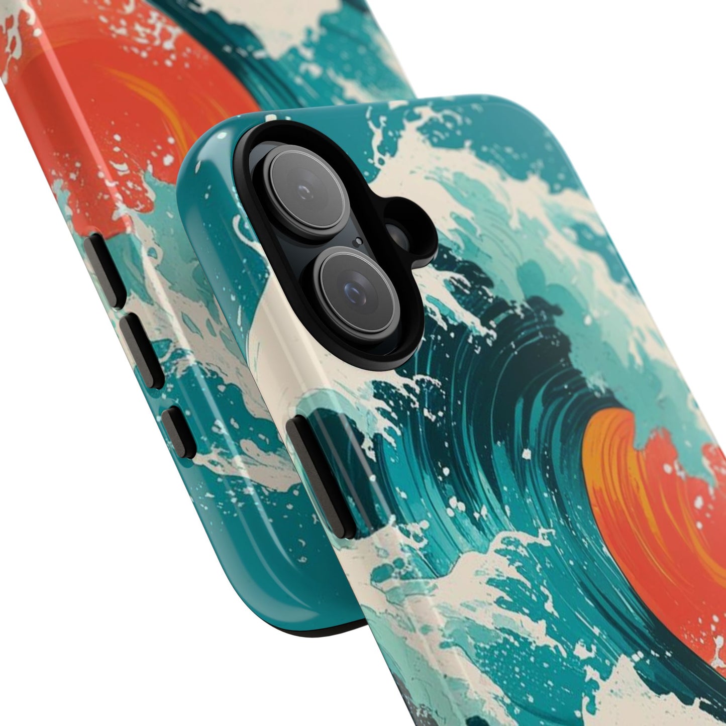 Ocean Wave Phone Cover, Tropical Phone Cover, Artistic Smartphone Cover, Waves Design, Summer Vibe Accessory, Gift for Beach Lovers