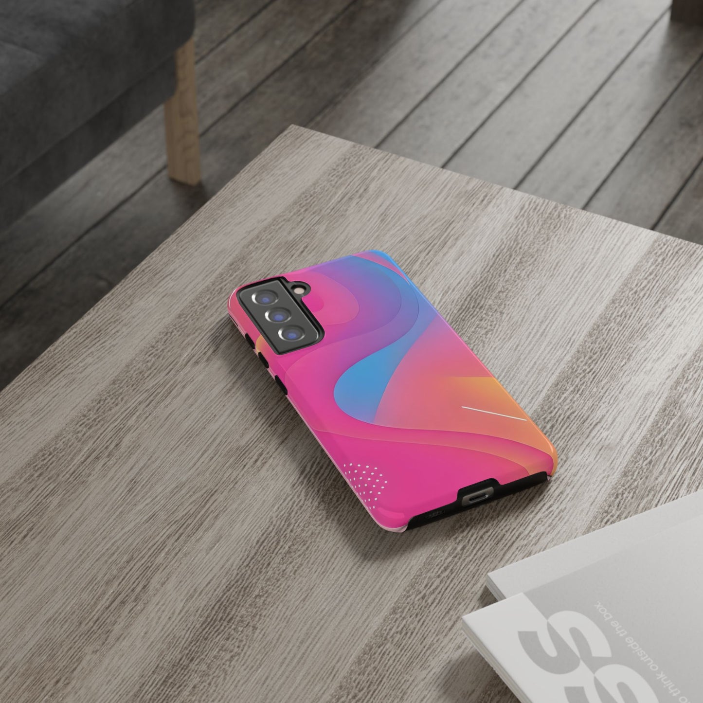 Stylish Tough Phone Case - Colorful Abstract Design for Trendsetters