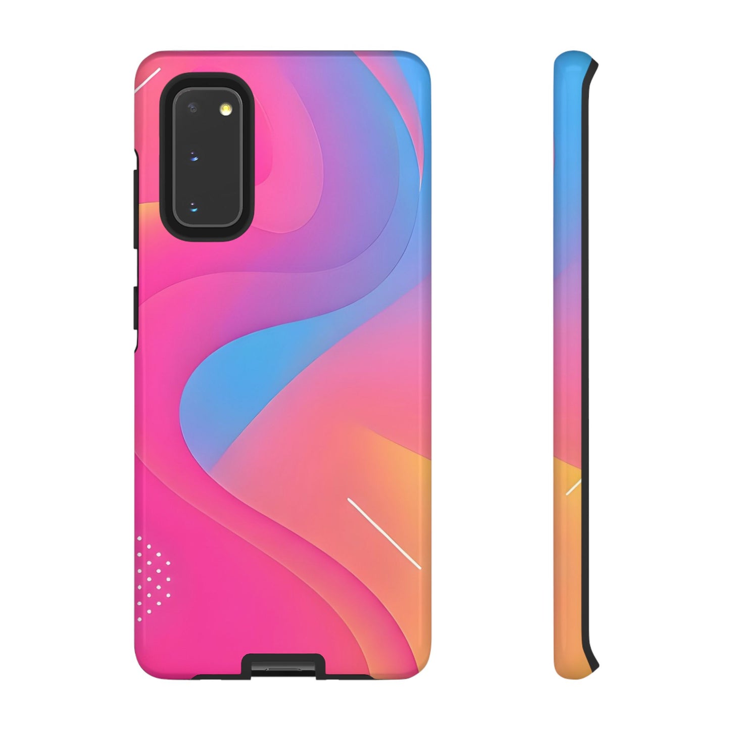 Stylish Tough Phone Case - Colorful Abstract Design for Trendsetters