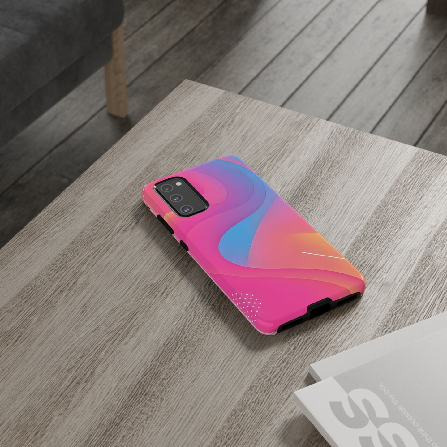 Stylish Tough Phone Case - Colorful Abstract Design for Trendsetters