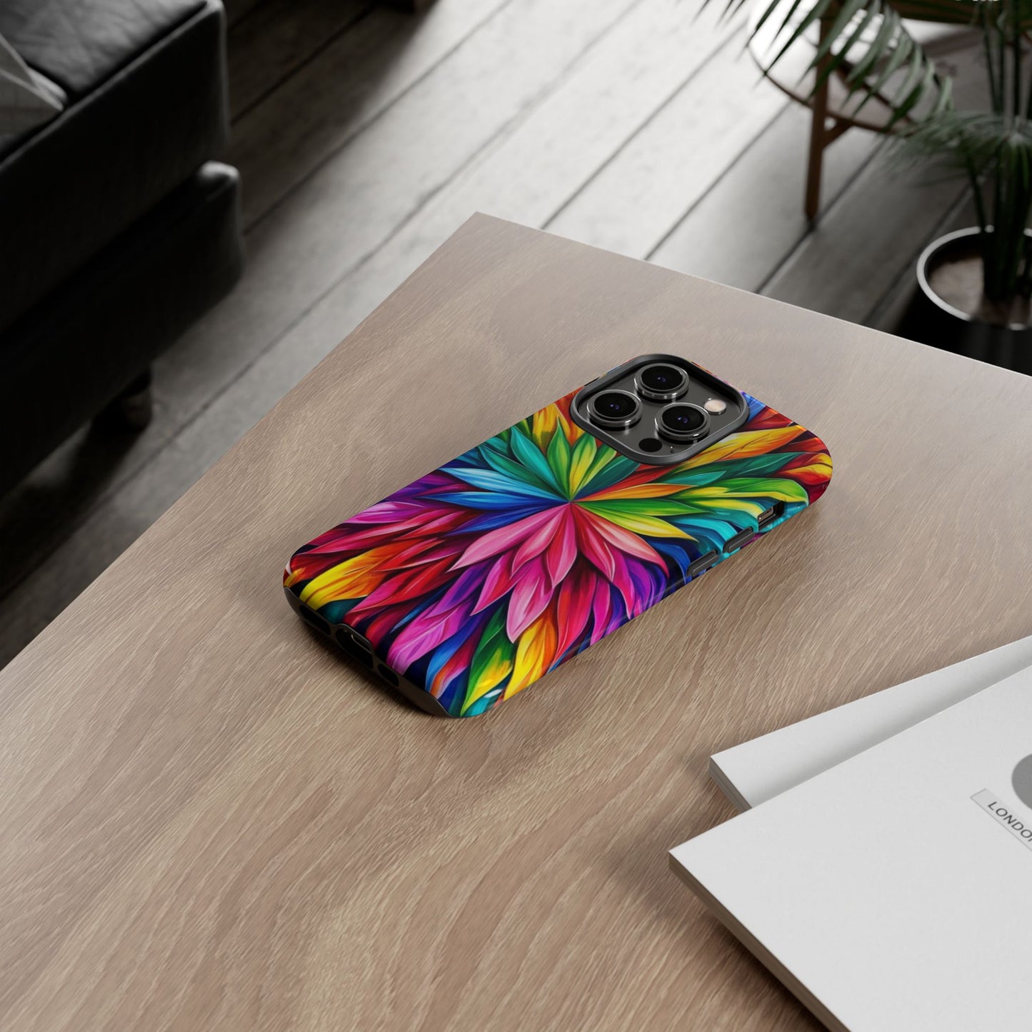 Colorful Floral Phone Cover - Tough Cases for Vibrant Protection