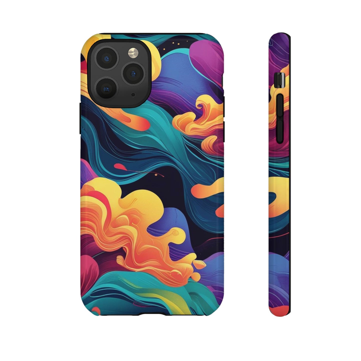 Colorful Phone Cover, Artistic Cellphone Cover, Unique Gift for Her, Trendy Accessories, Vibrant Protection