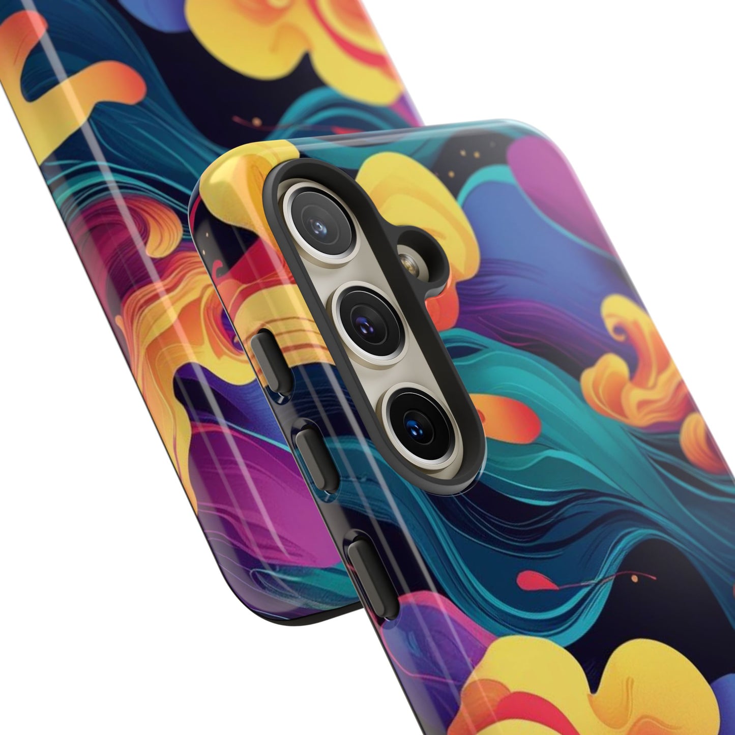 Colorful Phone Cover, Artistic Cellphone Cover, Unique Gift for Her, Trendy Accessories, Vibrant Protection