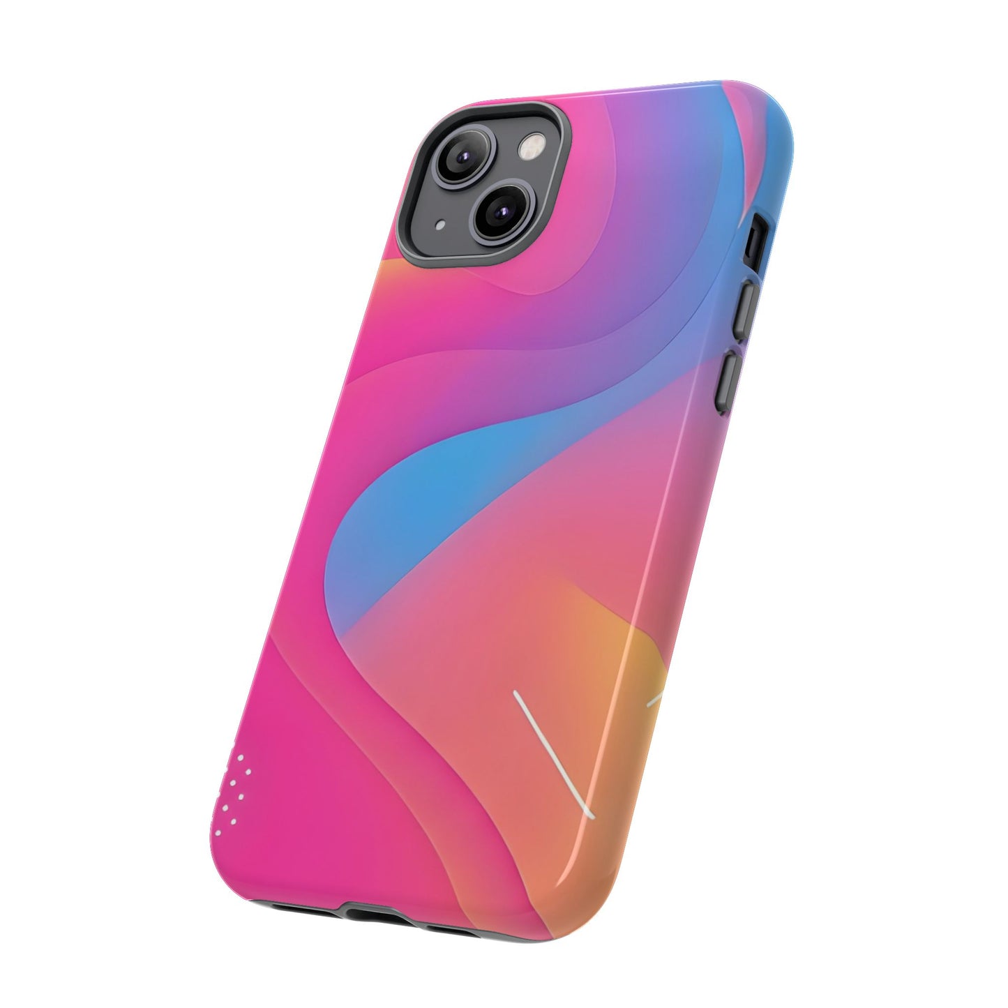 Stylish Tough Phone Case - Colorful Abstract Design for Trendsetters