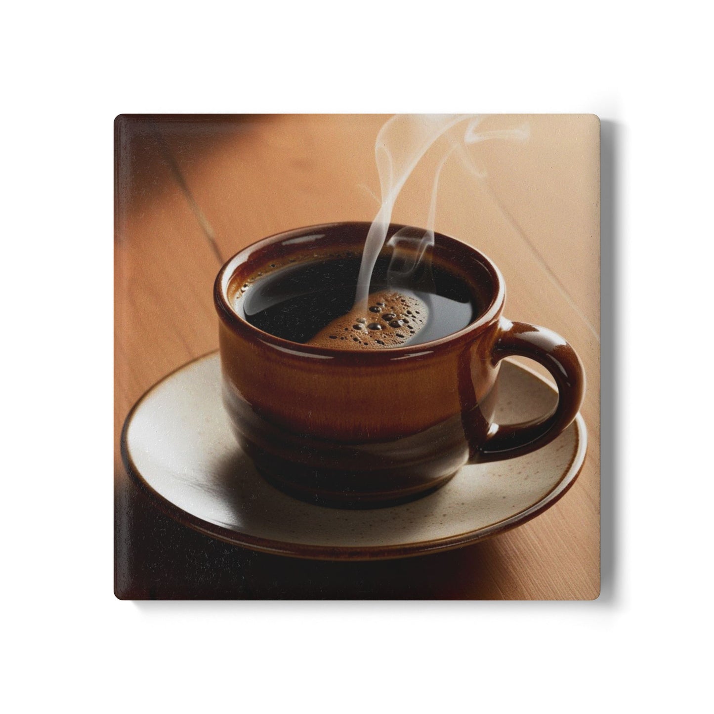 Cozy Coffee Ceramic Coaster - Perfect for Home and Kitchen Decor