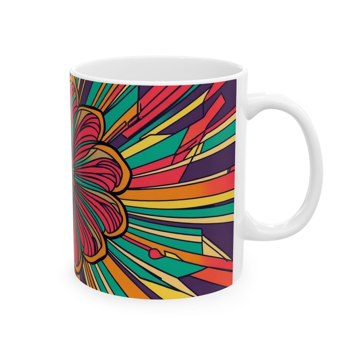 Vibrant Colorful Coffee Mug- Perfect for Home and Gifts