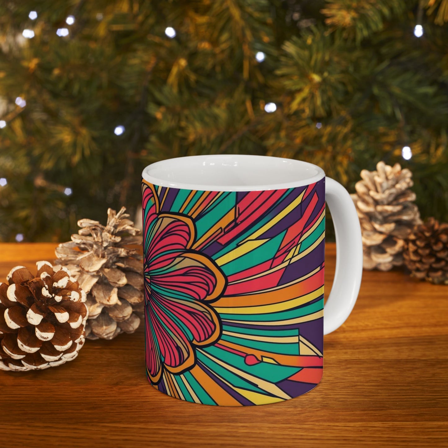 Vibrant Colorful Coffee Mug- Perfect for Home and Gifts