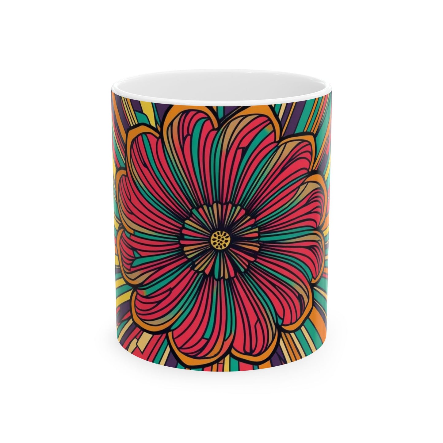 Vibrant Colorful Coffee Mug- Perfect for Home and Gifts