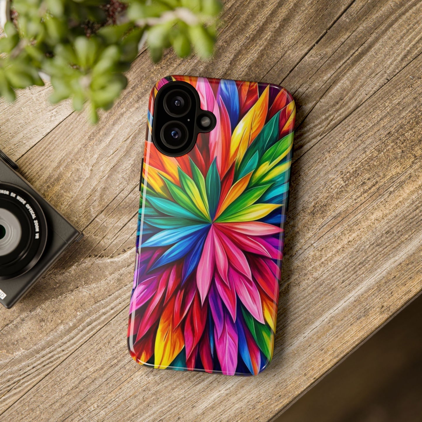 Colorful Floral Phone Cover - Tough Cases for Vibrant Protection