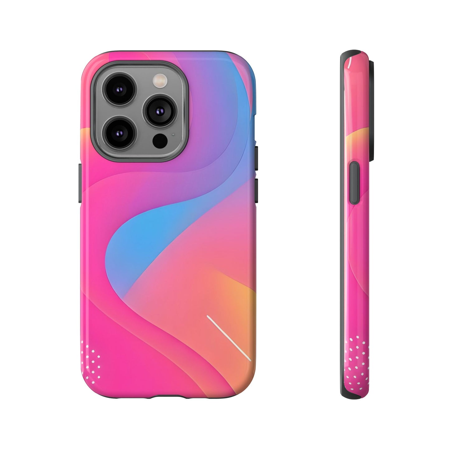 Stylish Tough Phone Case - Colorful Abstract Design for Trendsetters