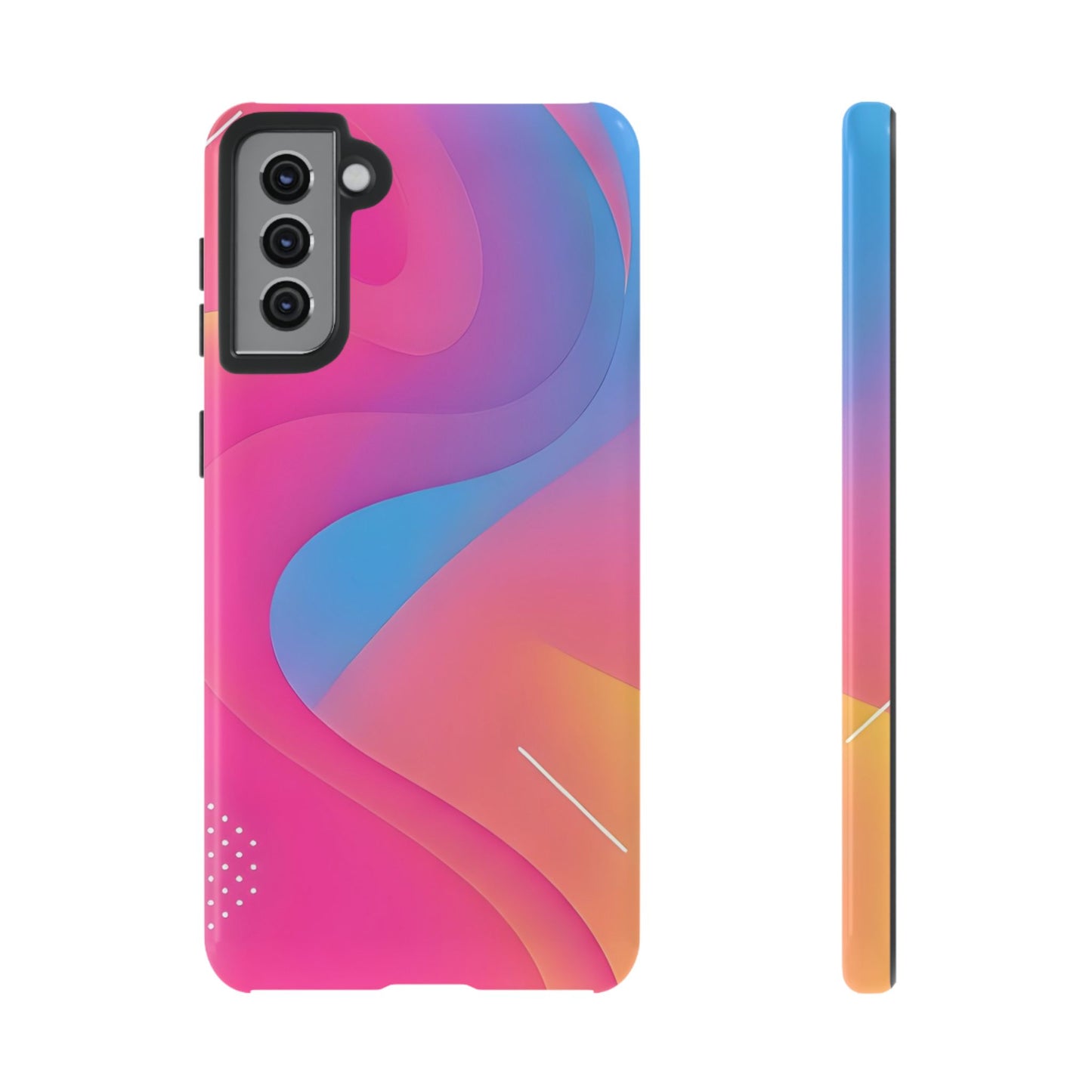 Stylish Tough Phone Case - Colorful Abstract Design for Trendsetters