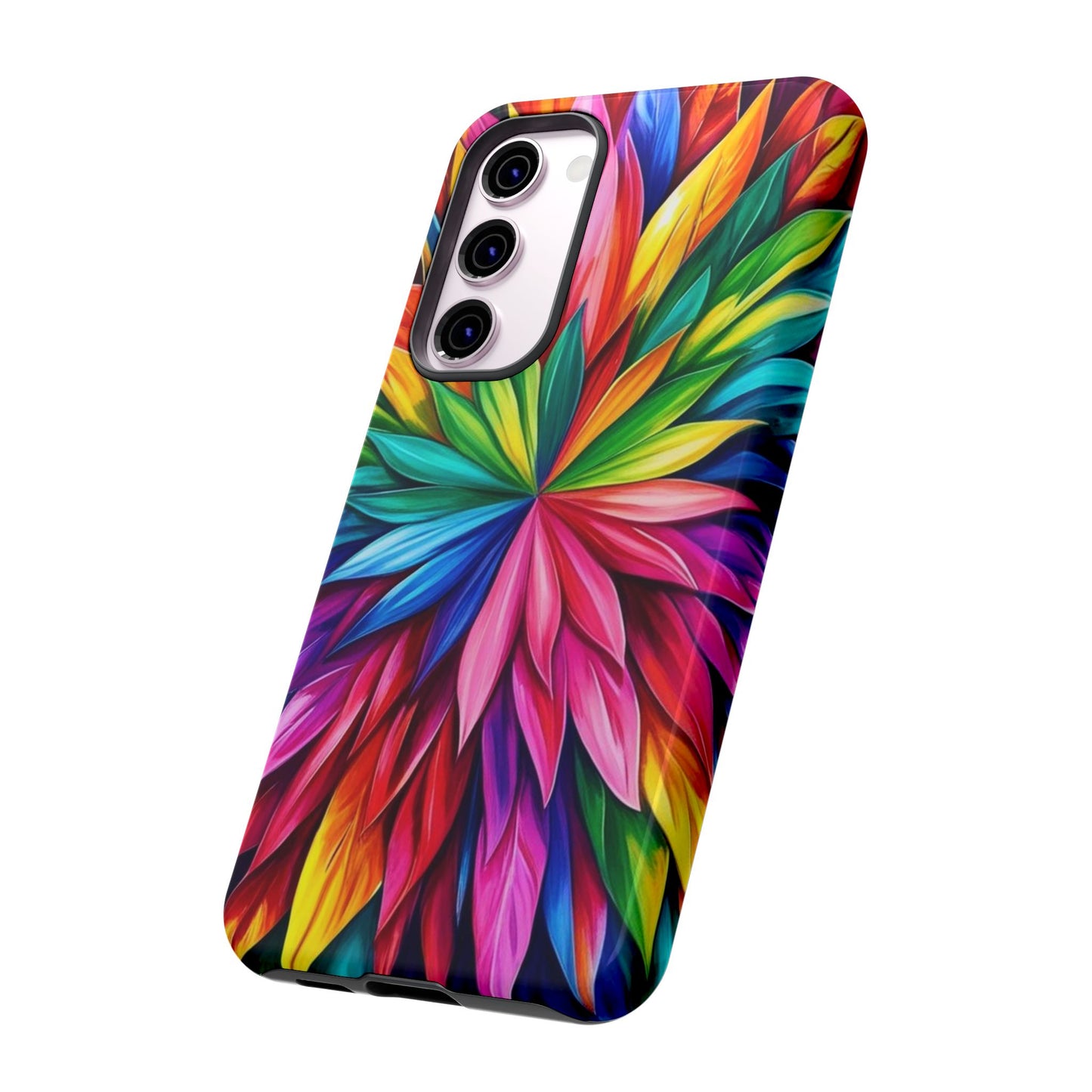 Colorful Floral Phone Cover - Tough Cases for Vibrant Protection