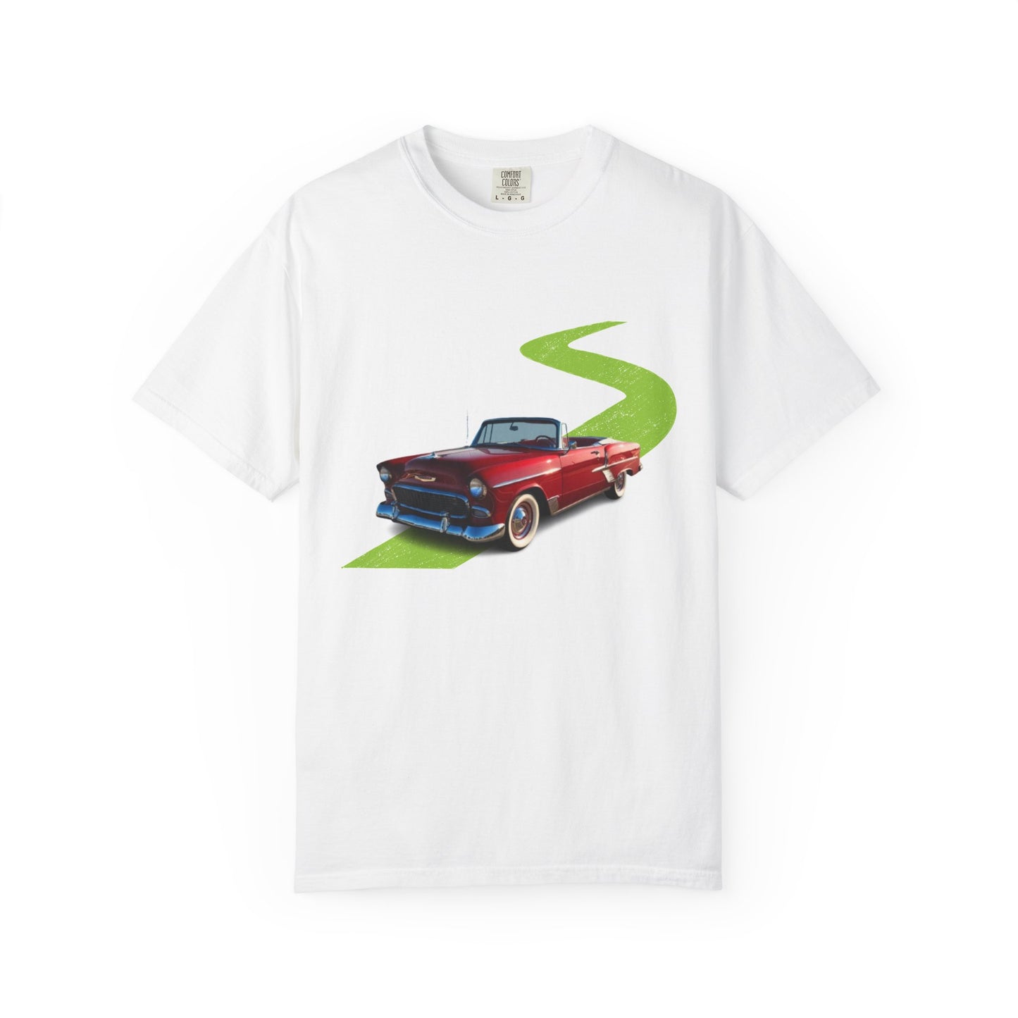 Vintage Car Unisex White T-Shirt