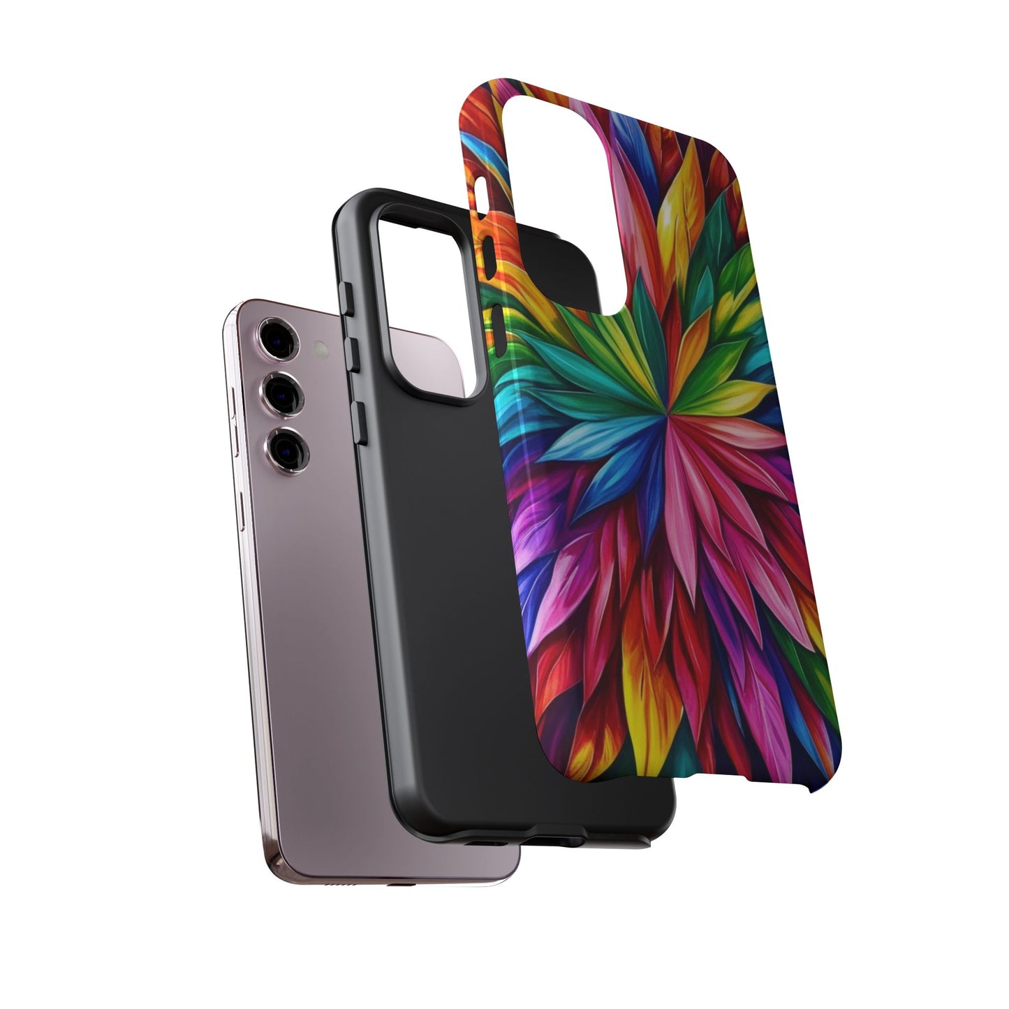 Colorful Floral Phone Cover - Tough Cases for Vibrant Protection