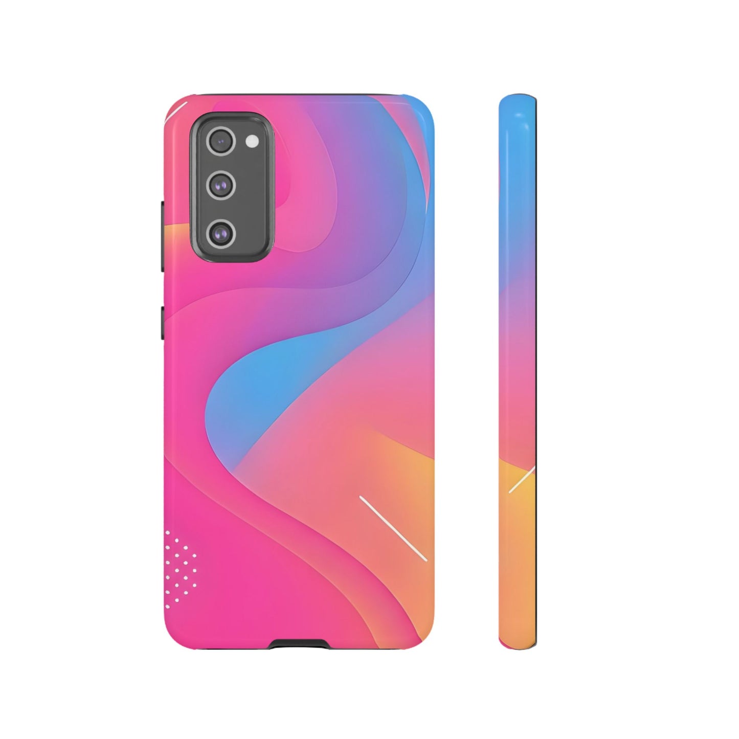 Stylish Tough Phone Case - Colorful Abstract Design for Trendsetters